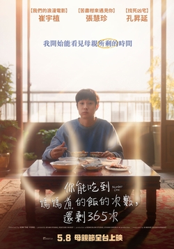 你能吃到媽媽煮的飯的次數，還剩 365次